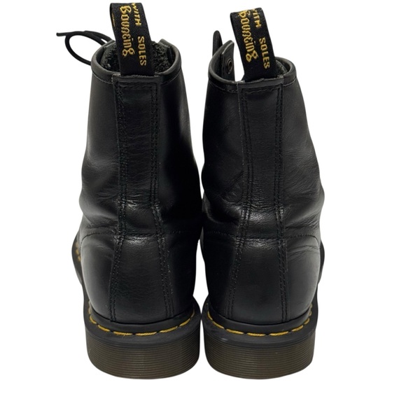 Dr. Martens 1460 Black Lace Up Softy Leather Combat Boot 8 - Picture 4 of 16